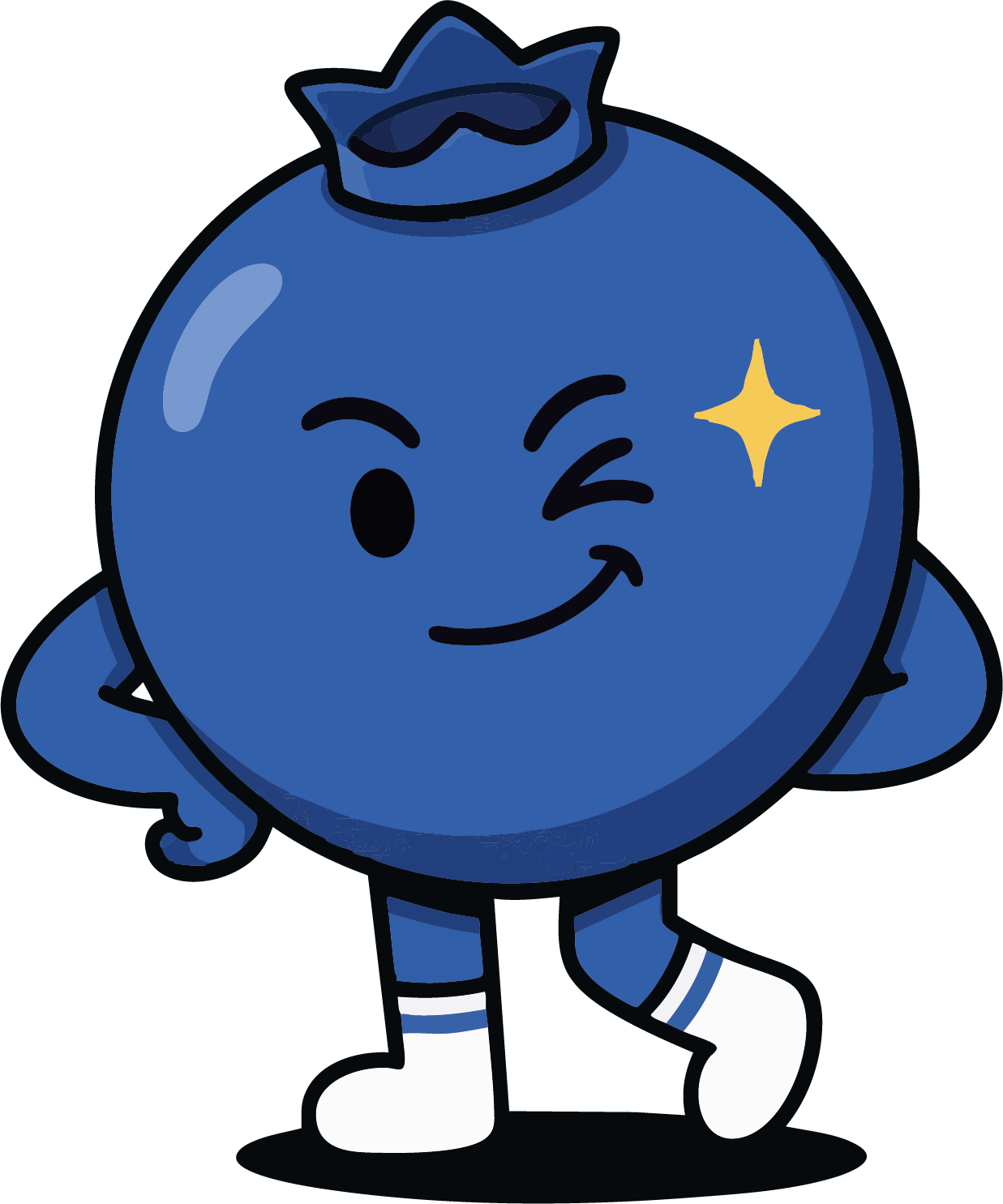 Blueberry Mascot
