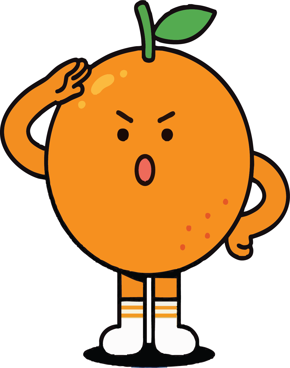 Orange Mascot